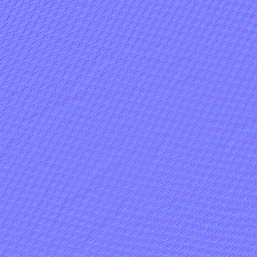 Seamless normal map of the same fabric weave.